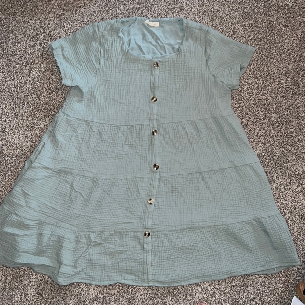 Women’s light olive green dress